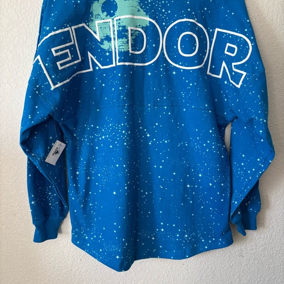 Star Wars Endor Spirit Jersey Disney Parks Long Sleeve Shirt Ewok Jedi Size XS - Picture 11 of 14